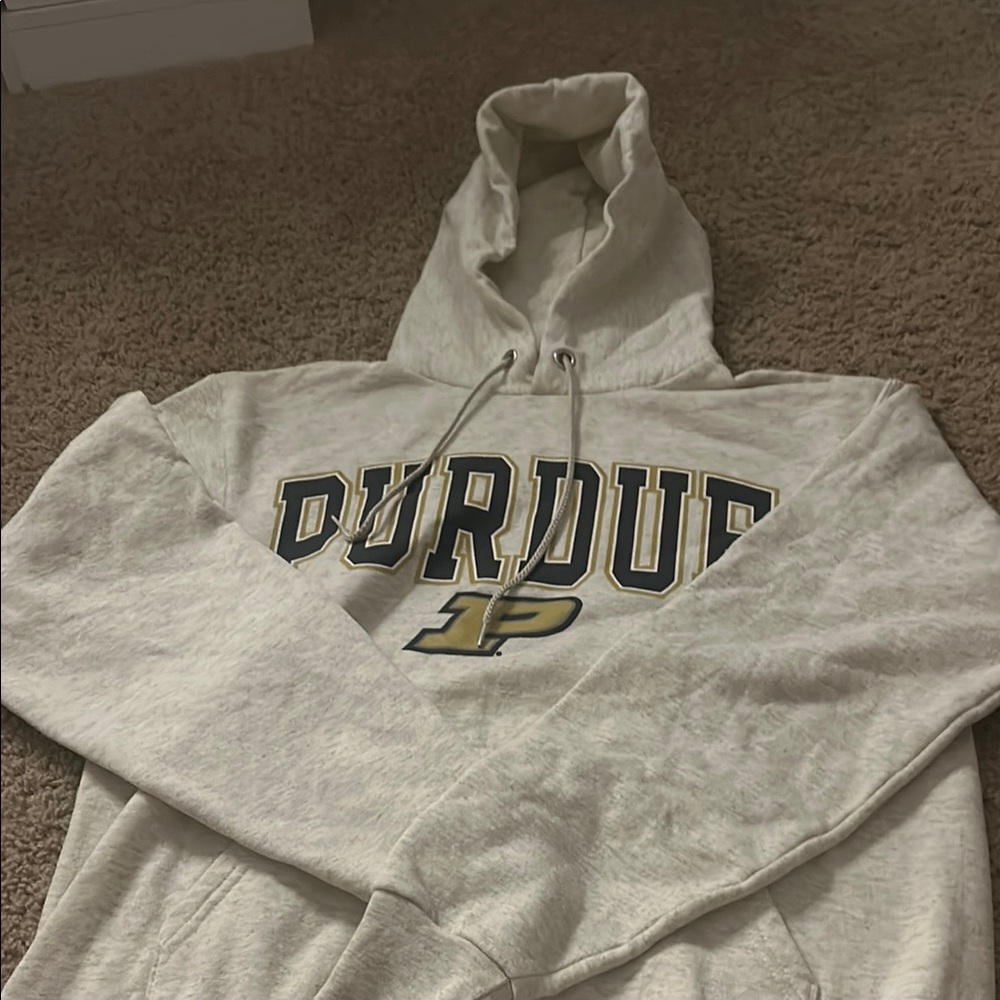 Purdue Womens Grey Hoodie